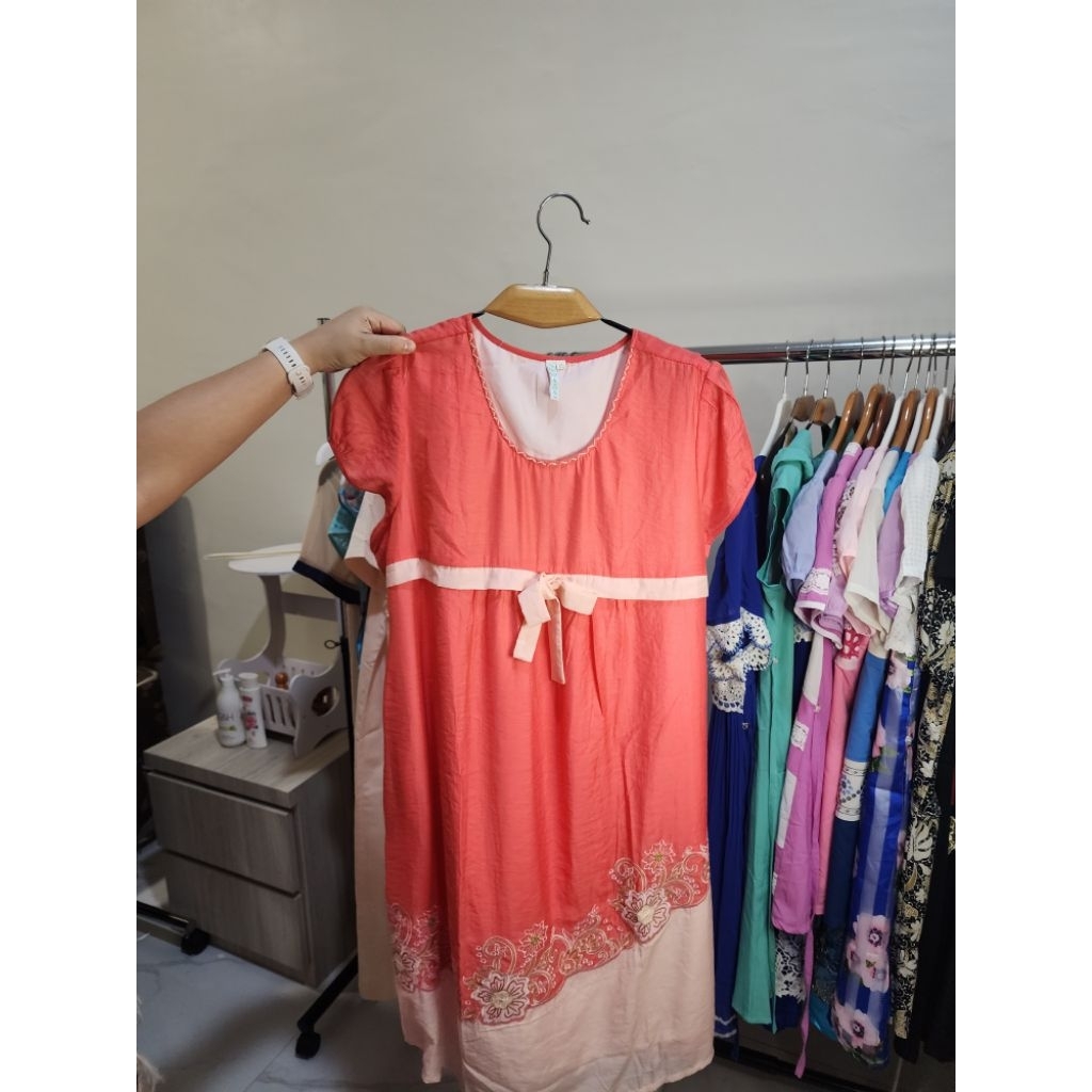 BELI 3 LEBIH MURCE CUCI GUDANG BAJU HAMIL DRESS HAMIL BAJU TERUSAN HAMIL DASTER UKURAN JUMBO PLUS SI