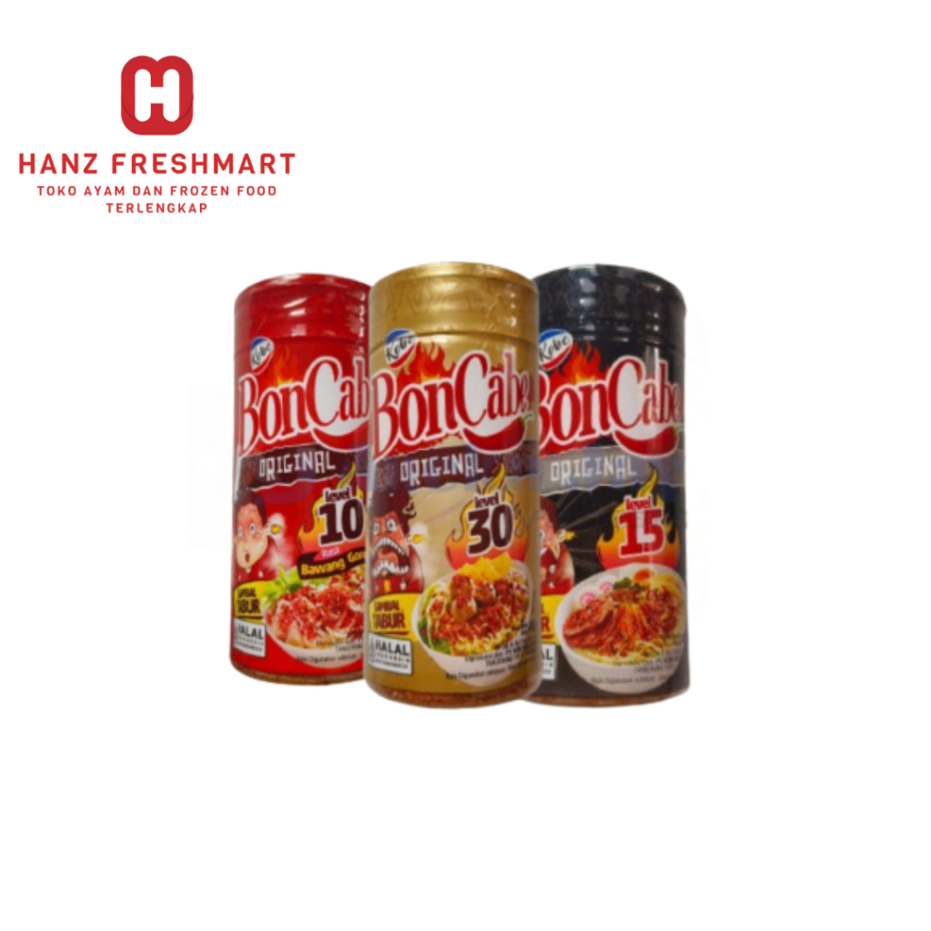 

BonCabe Bubuk Cabai Kering Pedas Level 10/15/30 - Hanz Freshmart