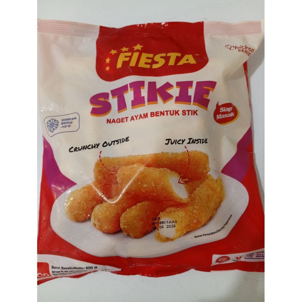 

Fiesta Nugget ayam stikie 400gr