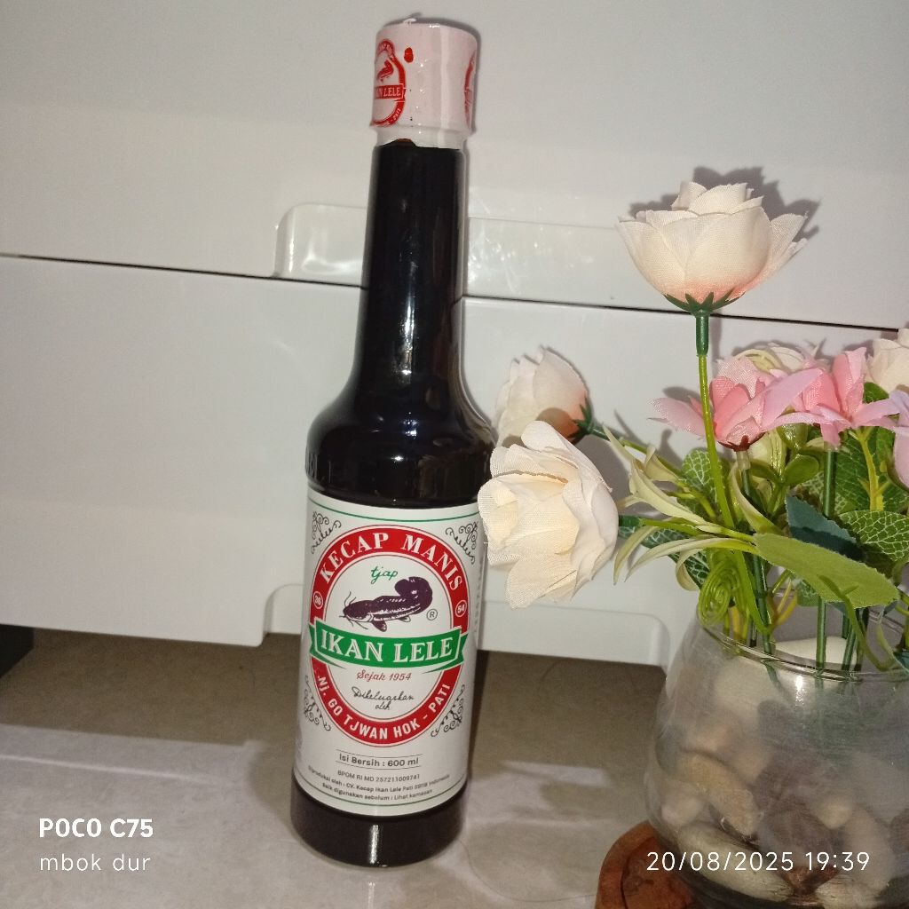 

Kecap Lele Khas pati botol 600 ml