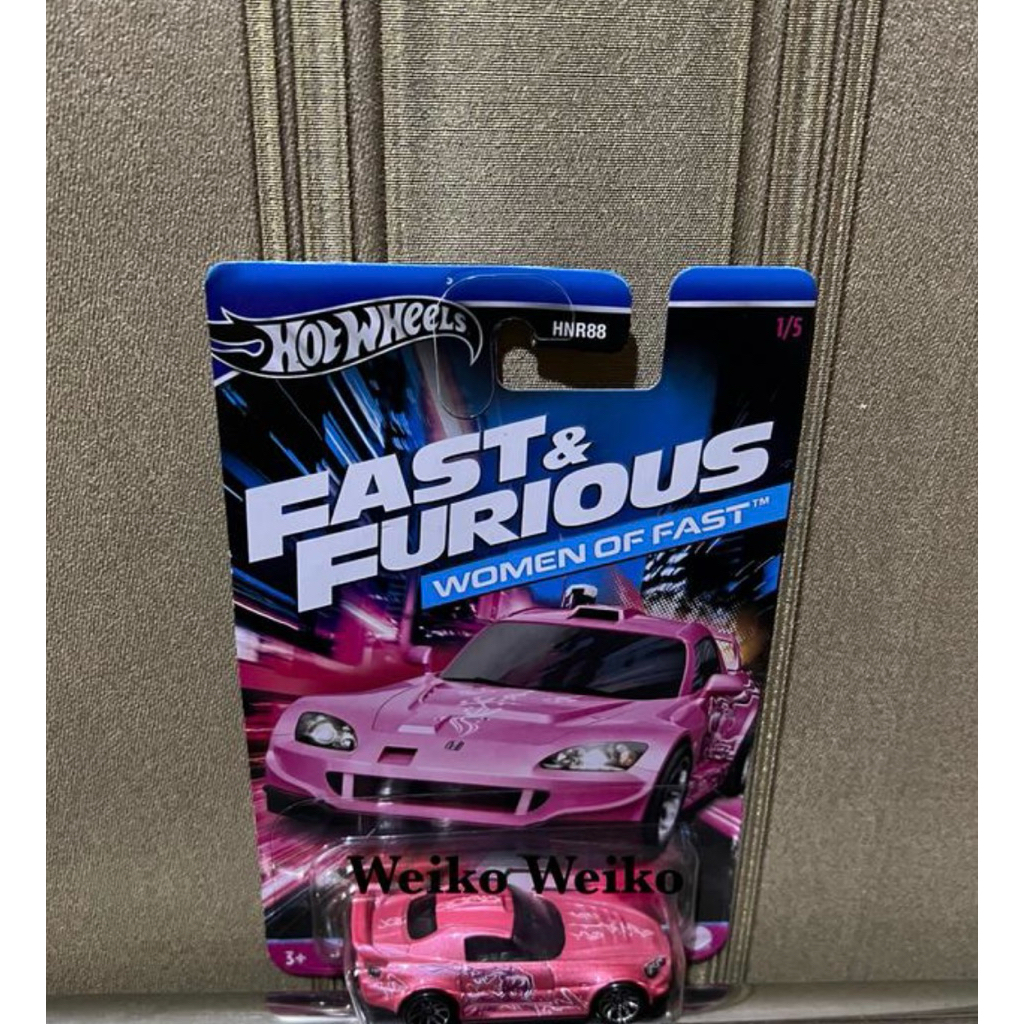 hotwheels fast & furious women of fast honda s2000 pink