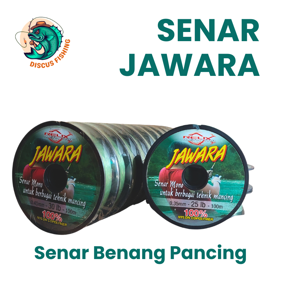 Senar Benang Pancing Relix JAWARA Hijau 100 Meter / Senar Relix Nusantara Jawara