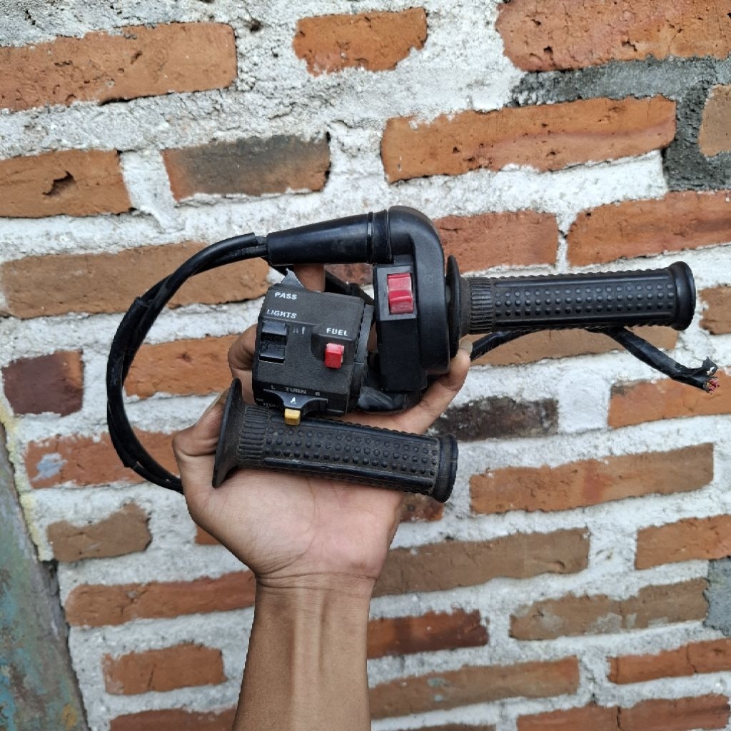 Holder Set Ninja Kanan Kiri Ninja R SS RR Rr New Original Copotan Motor