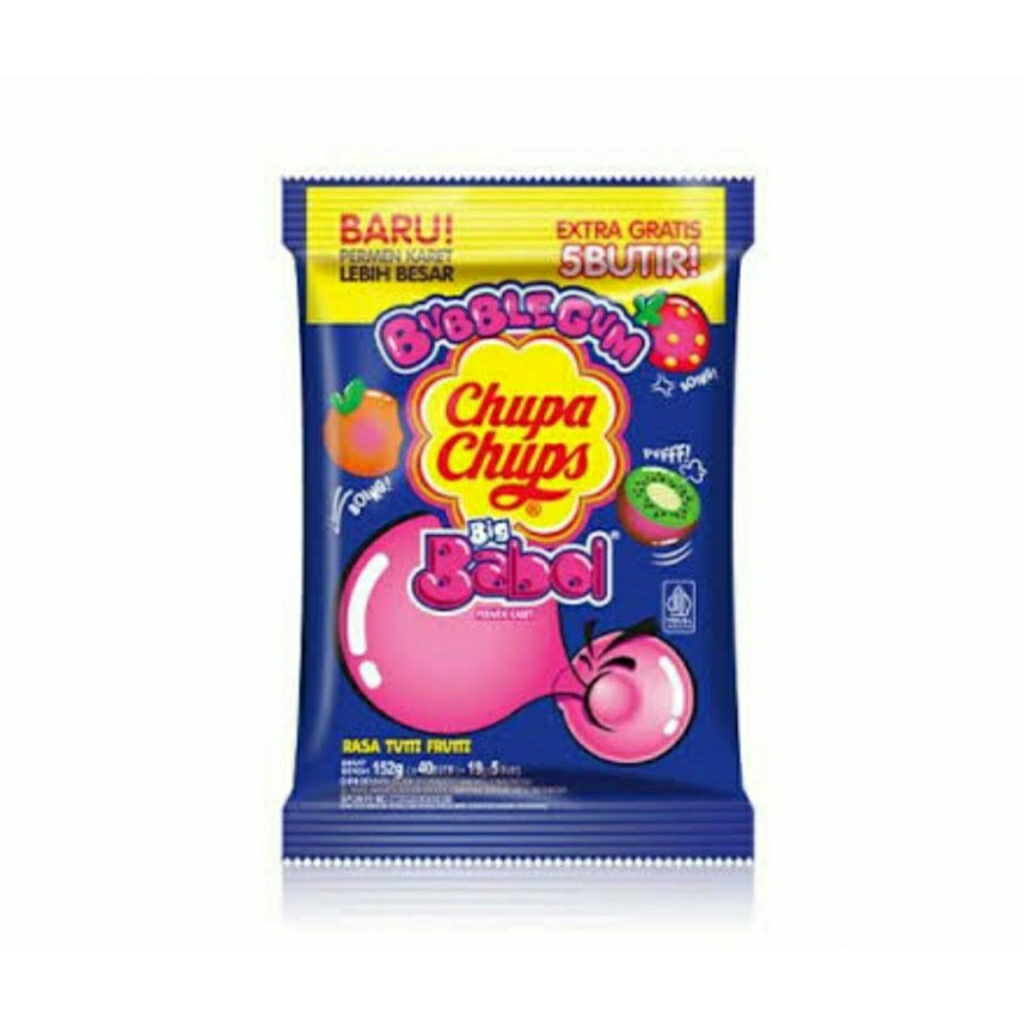 

Permen Chupa Chups Big Babol Aneka Buah ( isi 40 butir )