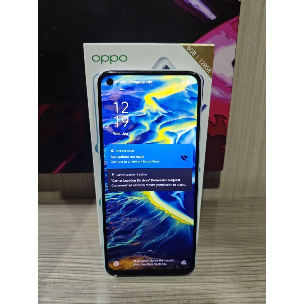 Handphone Oppo Android A52 6GB/128GB Mulus Like New