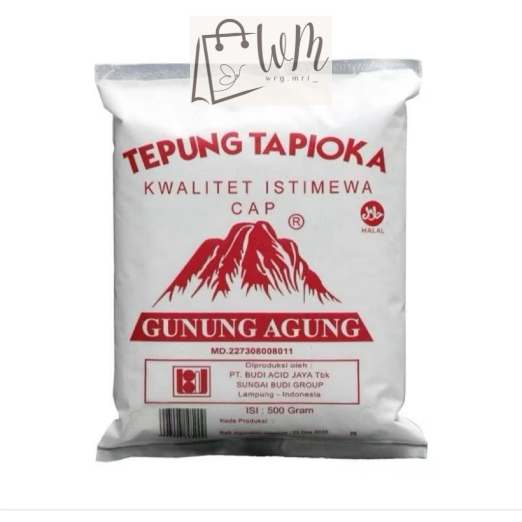 

Tepung Tapioka Tepung Kanji Kualitas Istimewa [Gunung Agung] 500g