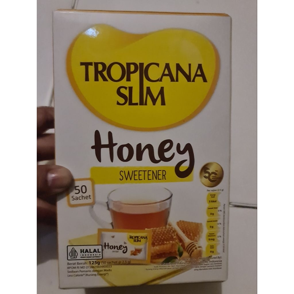 

Tropicana Slim Honey 125gr 50 sachet