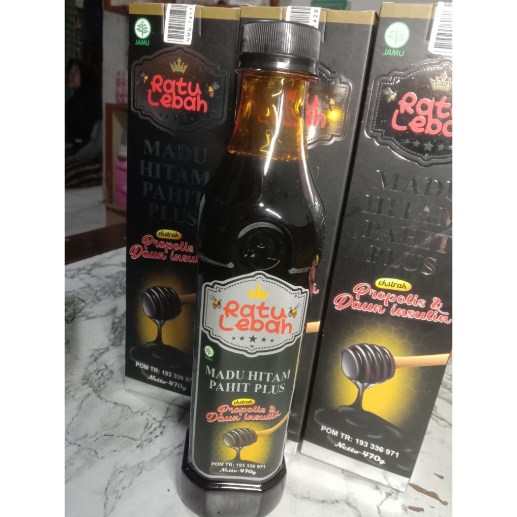 

Madu Hitam Pahit plus Propolis & Daun Insulin