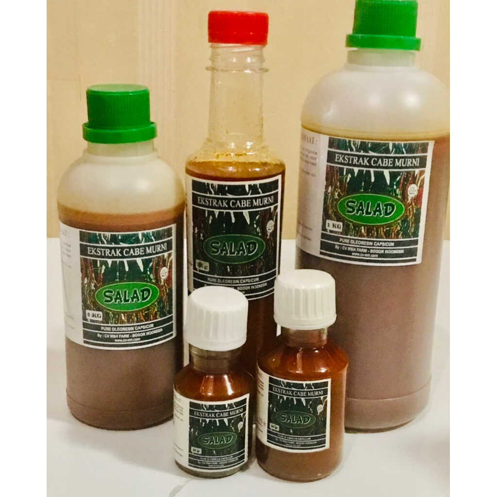 

Ekstrak Oleoresin Konsentrat Capsaicin/Cabe Murni OS Larut Minyak SHU Approx 1M