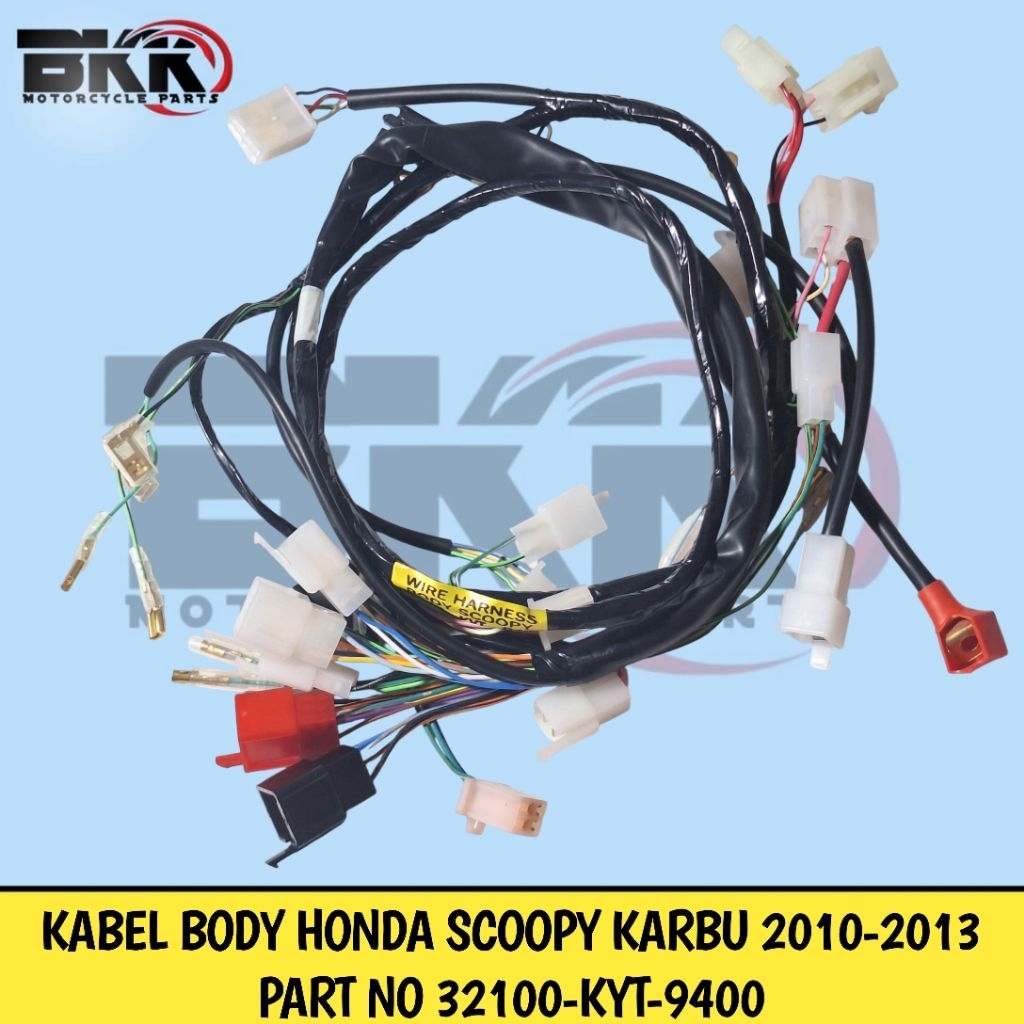 KABEL BODY HONDA SCOOPY KYT KARBU 2010-2013