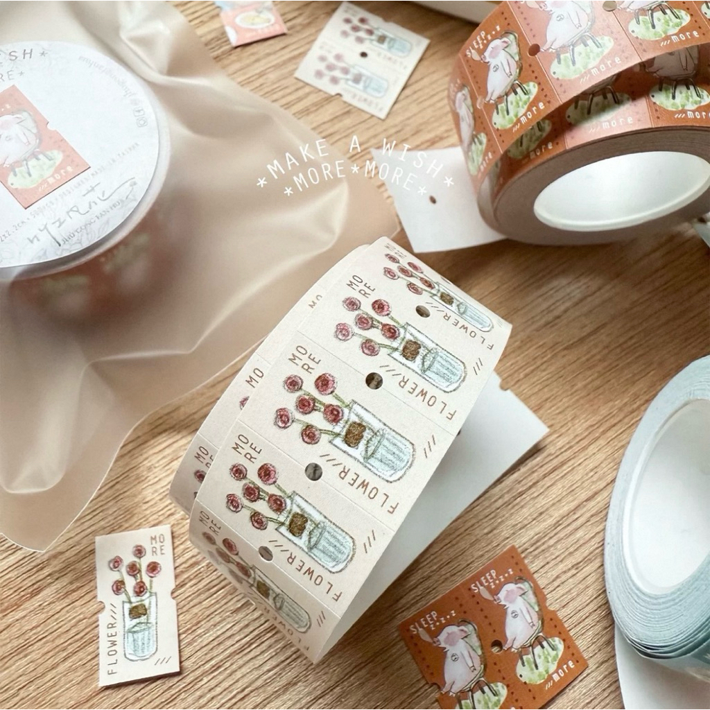 

Sample 50 pcs Fan Hua More Flower Label Sticker