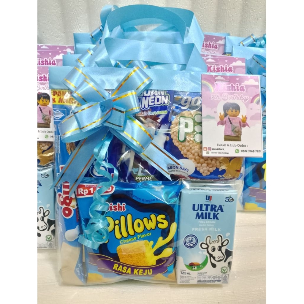 

Bingkisan Ulang Tahun serba Biru || parcel ultah tema warna biru || Snack ulang tahun anak tema biru || Hampers Snack kekinian