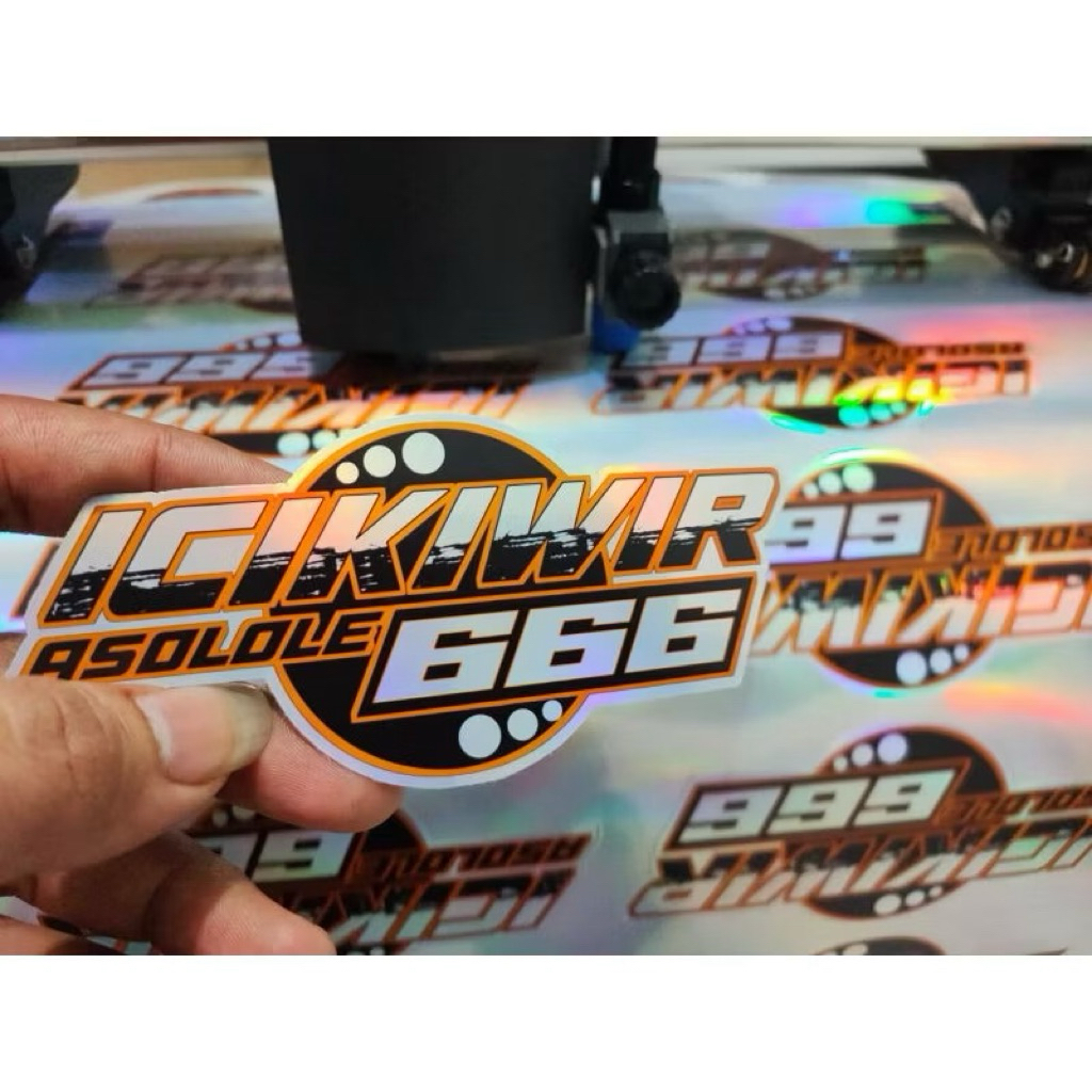 

Cutting Sticker A3+ Vinyl Hologram Custom (1 hari beres)