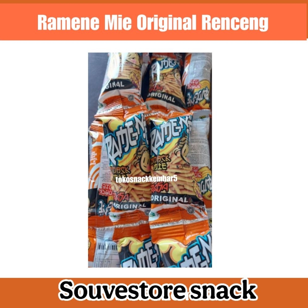 

Ramene Snack Mie original renceng isi 10