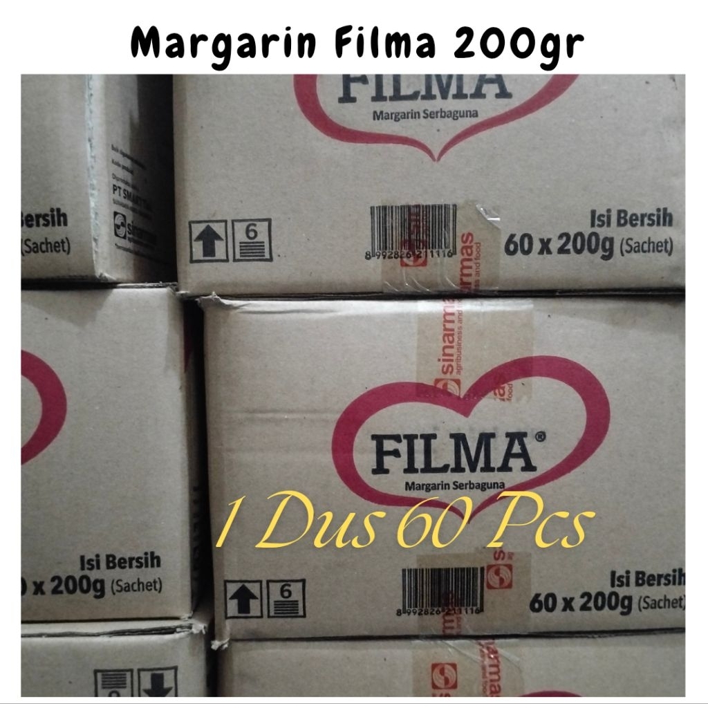 

Filma Margarine Saset 200 gram Dus isi 60 pcs