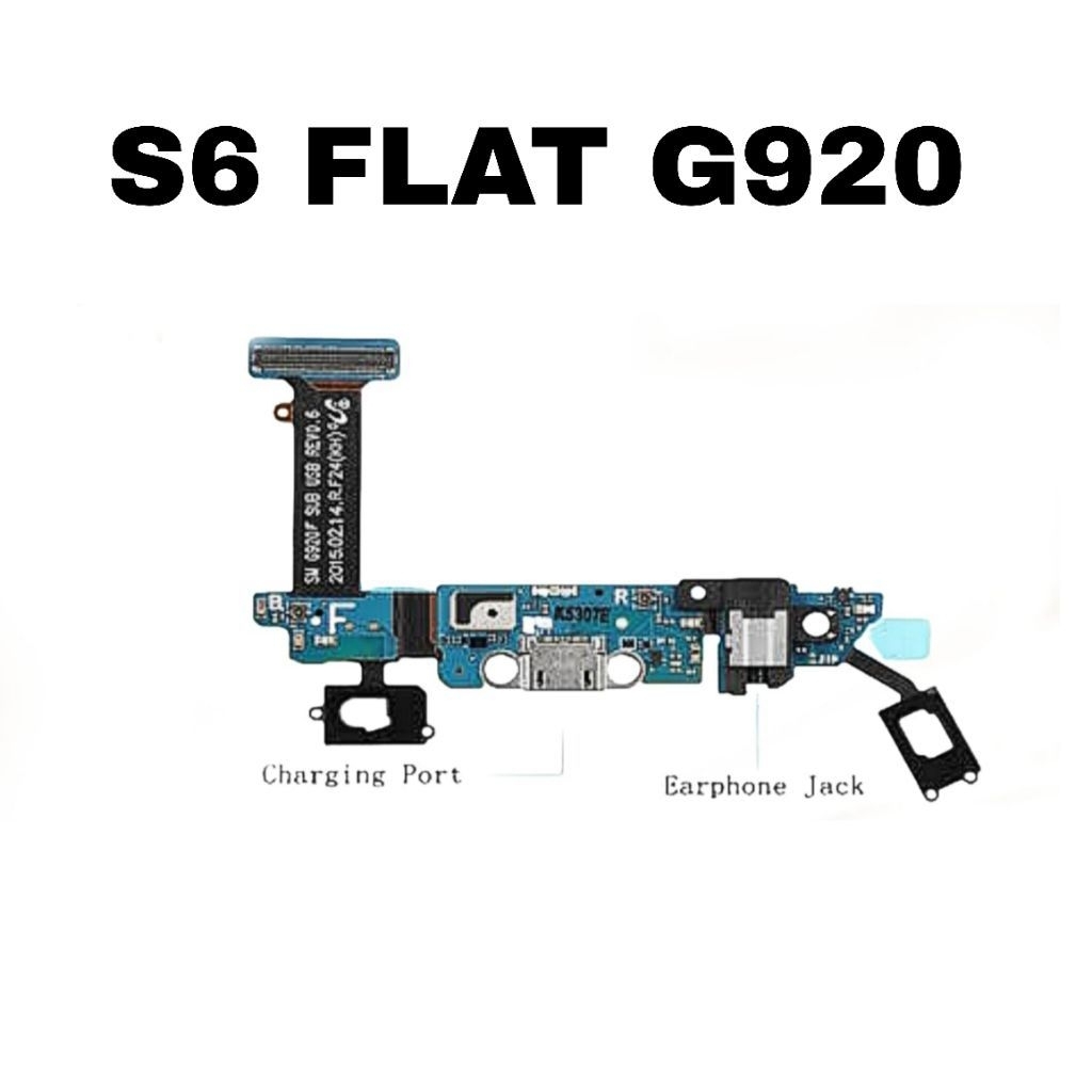 Papan charger fleksibel conektor carger ori Samsung S6 flat