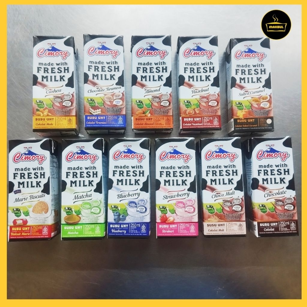 

Cimory Susu UHT 250ml Berbagai Varian Rasa