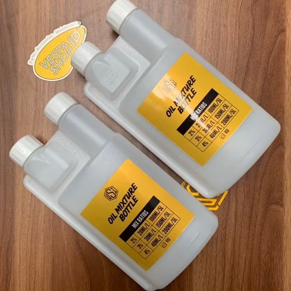 Botol Takaran Oli Samping Vespa Model Ipone Ukuran 500ml