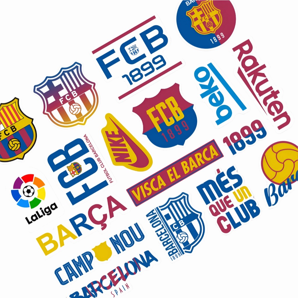 

STICKER PACK BARCELONA ISI 20PCS - PREMIUM STICKER - WATERPROOF - VINYL STICKER