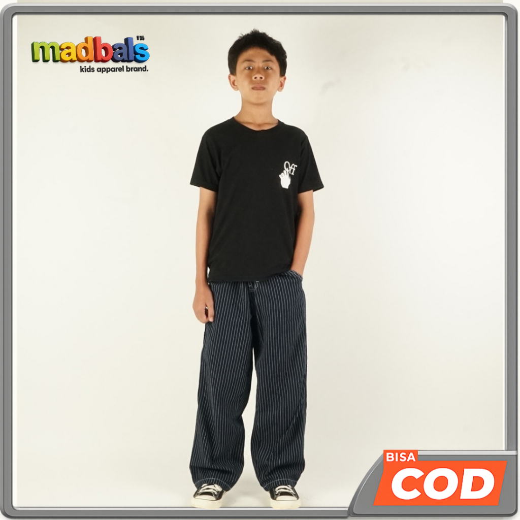 MADBALS Celana Carpenter Baggy Wabash Denim Navy Pants Anak 3 - 14 Tahun