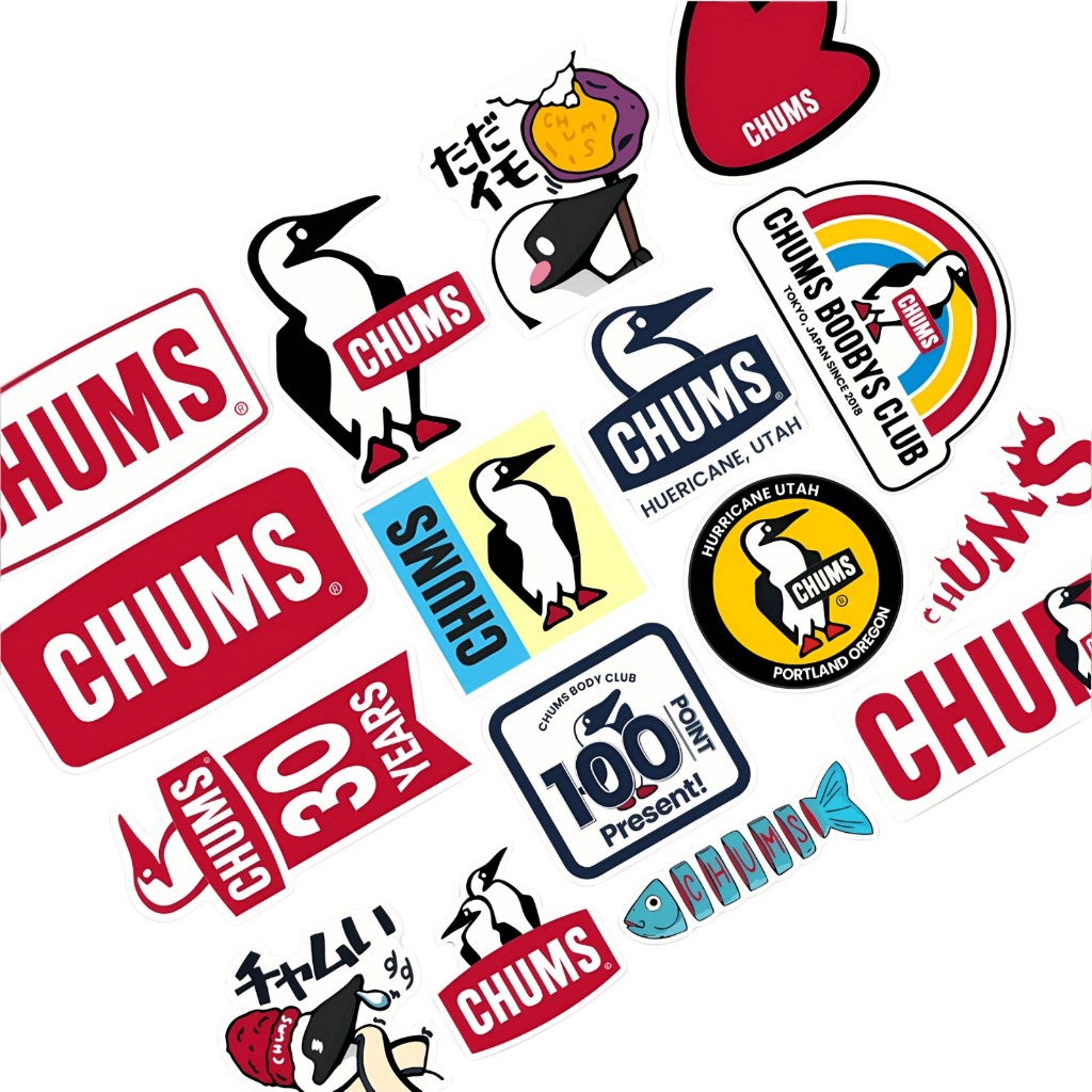 

STICKER PACK CHUMS ISI 16PCS - PREMIUM STICKER - WATERPROOF - VINYL STICKER