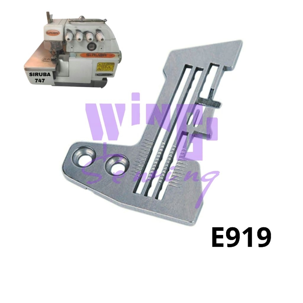 E919 SIRUBA Plat Benang 4 Piringan Mesin Jahit Obras Industri Benang 4 TYPICAL JACK