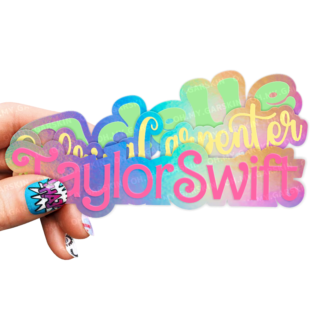 

Stiker Nama Pastel Hologram Anti Air Unik dengan Lapisan 2 Tumpuk Stiker Cutting Customisasi Tulisan Namamu untuk Tempelan Casing Handphone Laptop Helm Motor