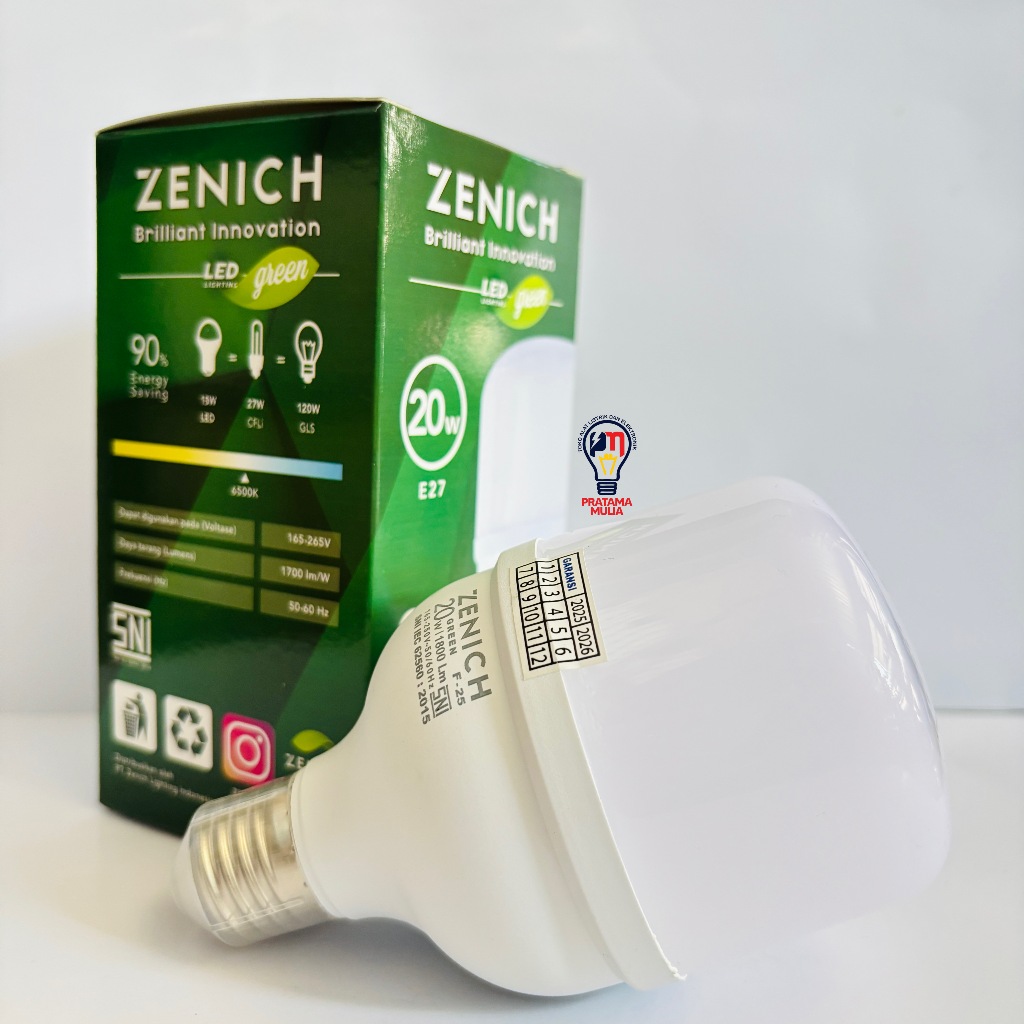 Mang_Usman Zenich Lampu Led 20 Watt Garansi 1 Tahun