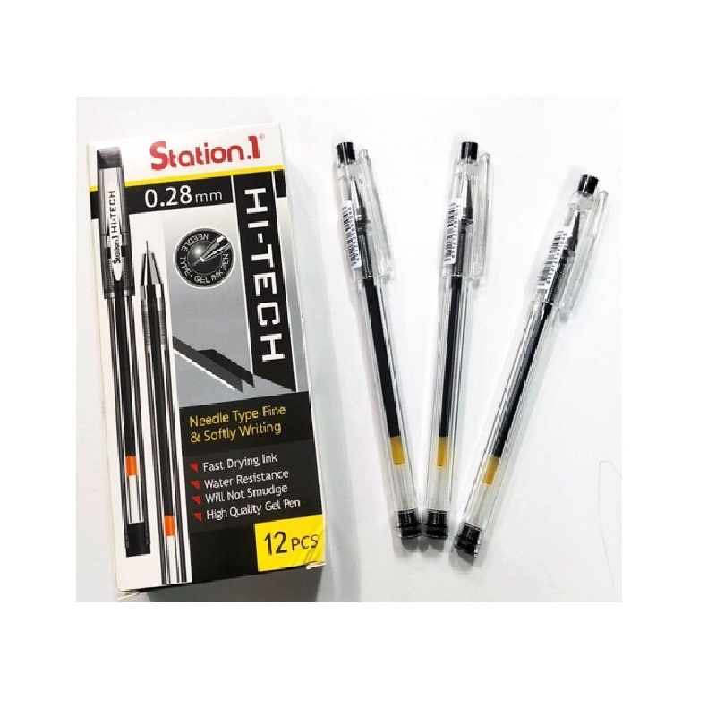 

Hi-Tech Station.1 Gel Pen 12 Pcs