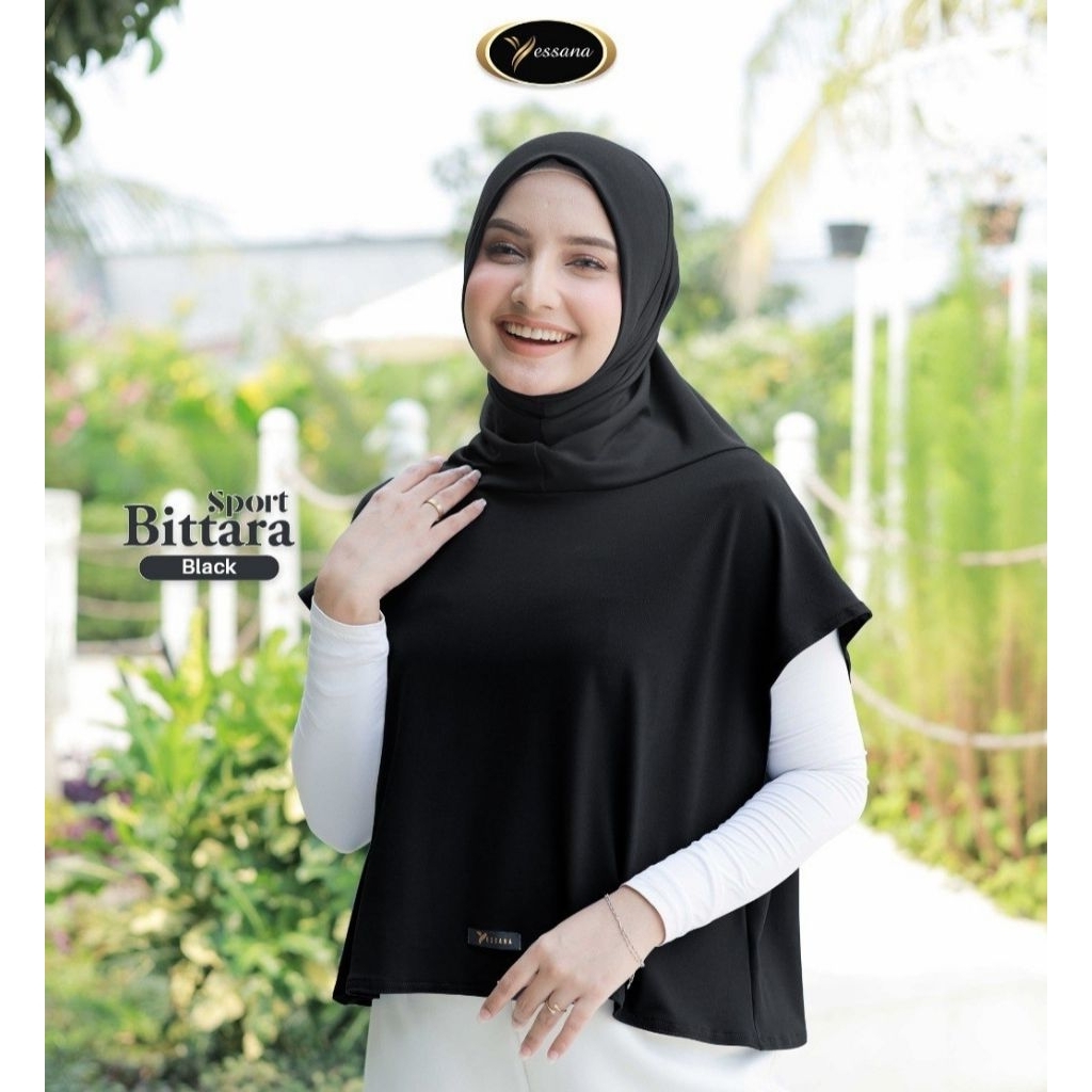 Yessana | Sport Bittara Set Hijab & Outer Olahraga Jersey Arsy / Rompi Senam Muslimah Modis
