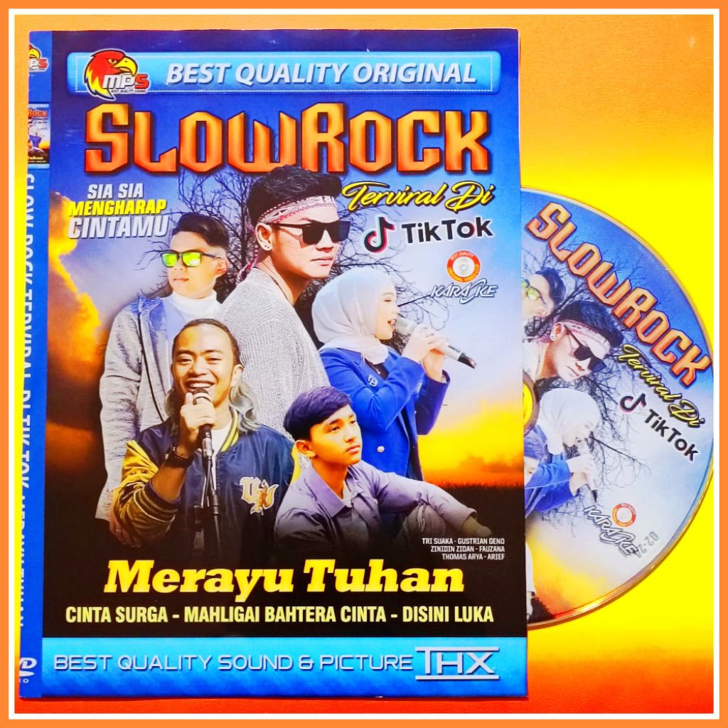 Kaset MP5 Video 65 Lagu Slow Rock Malaysia Campuran Album Terlaris