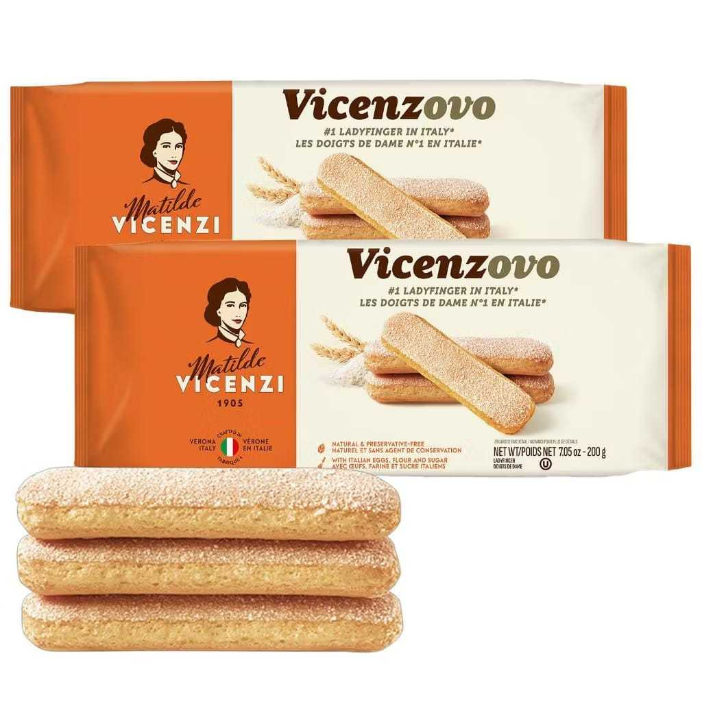 

KARTON Vincenzovo Lady Finger Biskuit Tiramisu 200gr / Forno Bonomi Lady Finger Biskuit Tiramisu 200gr - 1 DUS