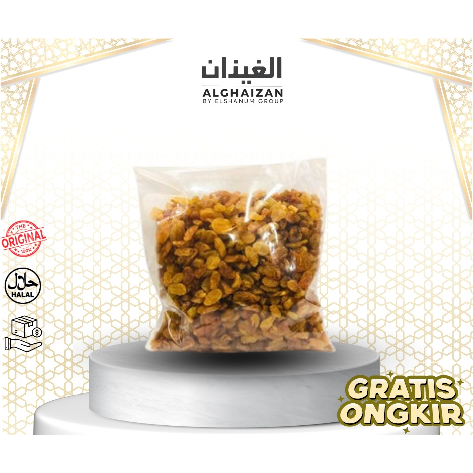 

Kismis Golden Raisin 500gr / Kismis Arab / Kismis Asam Manis / Kismis Raisin / Raisin Star /