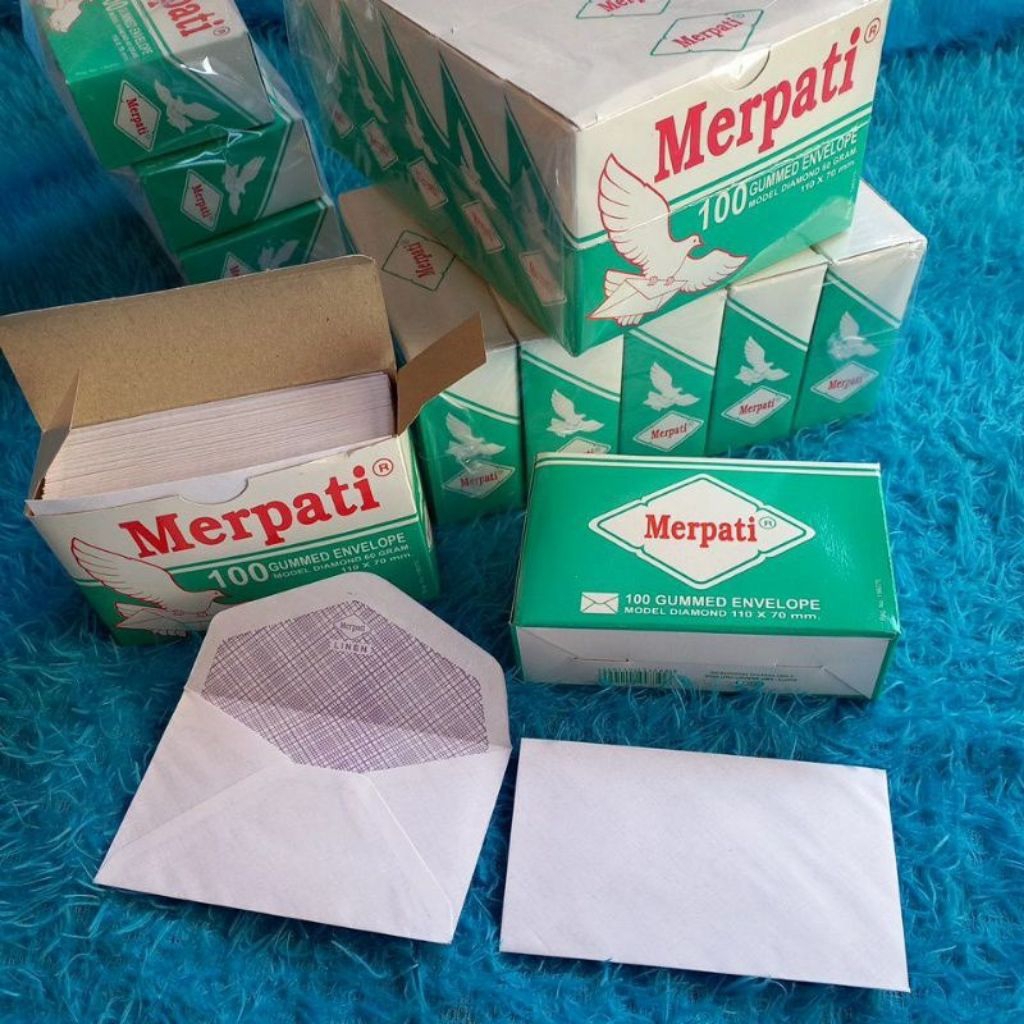 

100 pcs Amplop Merpati Kecil 110 x 70 mm 60 gram | 1 pack & 5 pack