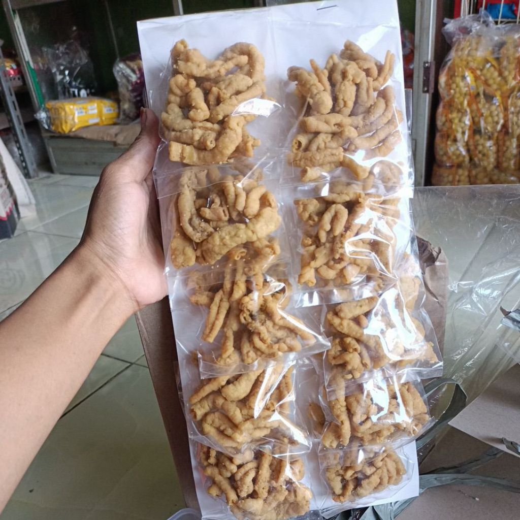 

kripik usus renyak gurih isi 10pcs