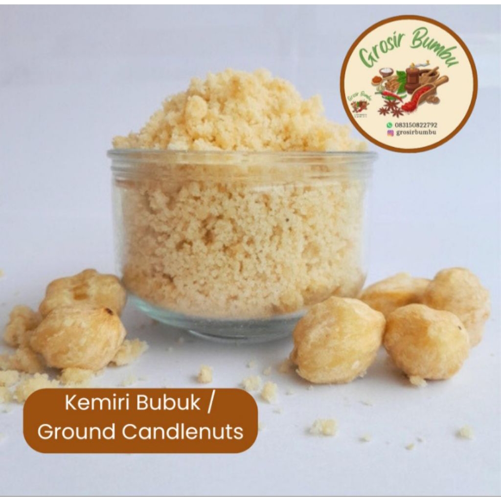 

kemiri bubuk 50gr/ground candienuts✔️ asli tampa campuran