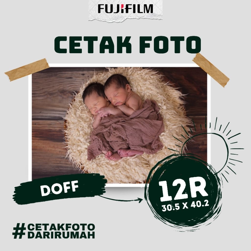 CETAK FOTO 12R DOFF FUJIFILM KUALITAS LAB