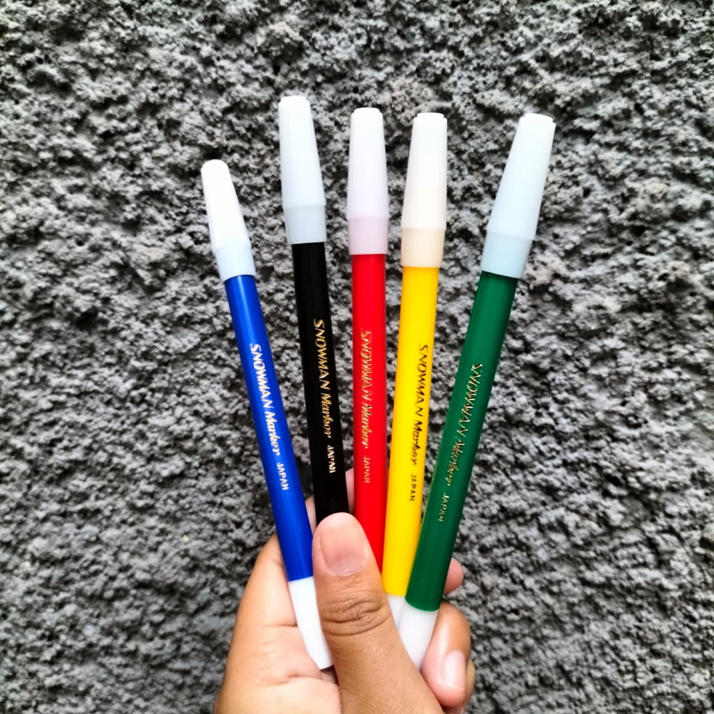 

Spidol Snowman Kecil Original – Spidol Marker Tahan Lama, Warna Pekat & Anti Luntur