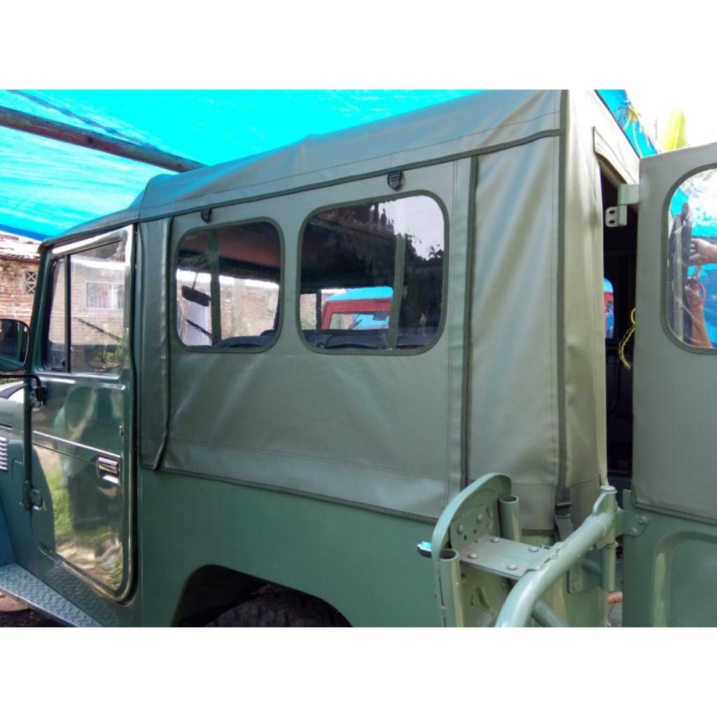 Kanvas Jeep, kanvas Hardtop, Kanvas FJ40, Terpal mobil Hardtop, FJ40, Willys, CJ7 (Harga sudah terma