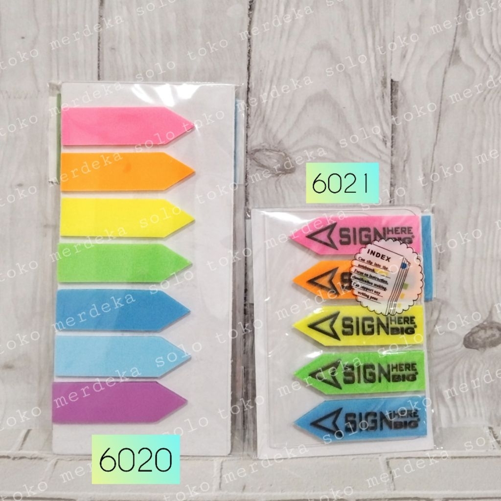 

Sticknote / Pembatas Buku BIG 6021 Sigh Here