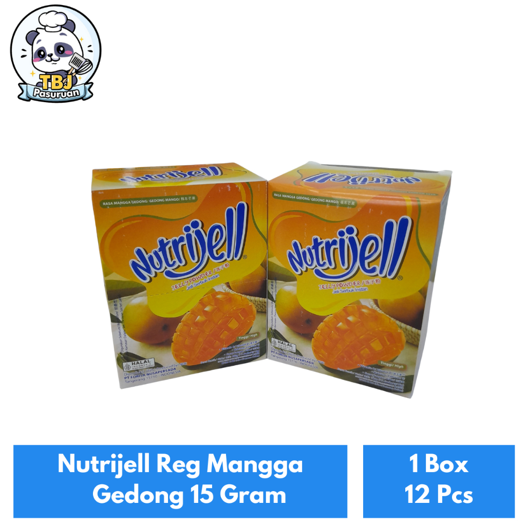 

Nutrijell Reg Mangga Gedong 15 Gram Kemasan 1 Box Isi 12 Pcs