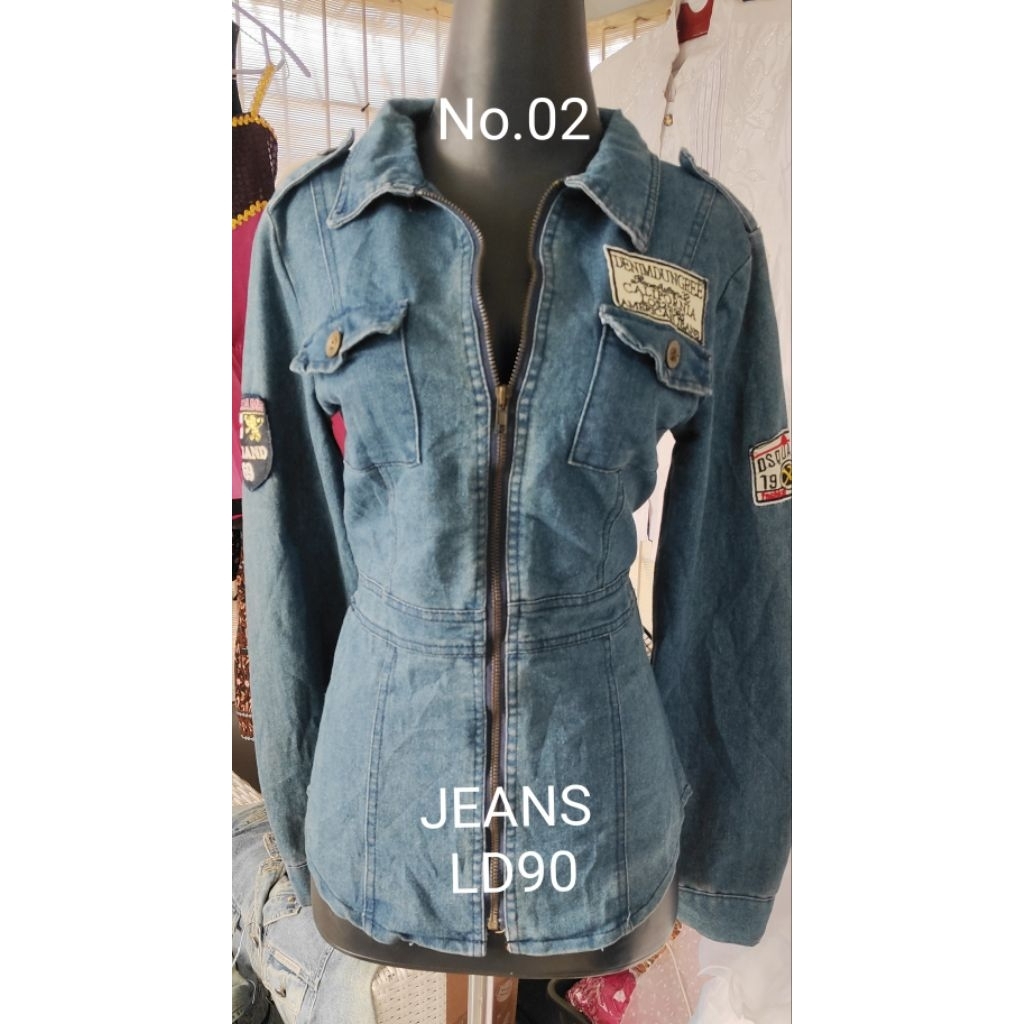 jacket Jeans wanita modern PL