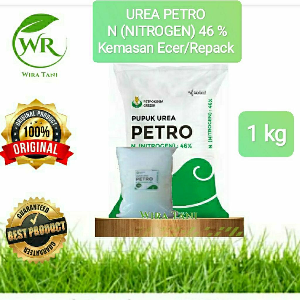 Pupuk Urea Petro 1 kg (non subsidi) Ecer kemasan repack Original