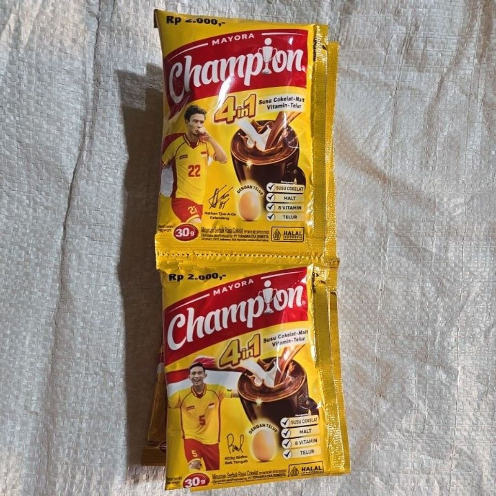 

Susu energen champion coklat renceng isi 10