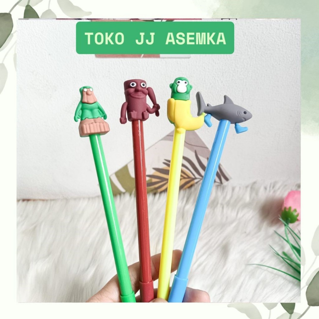 

PULPEN GEL BRAINROT ANOMALI PGK-2015 PENA BOLPEN BOLPOIN LUCU ANAK ALAT TULIS KANTOR SEKOLAH