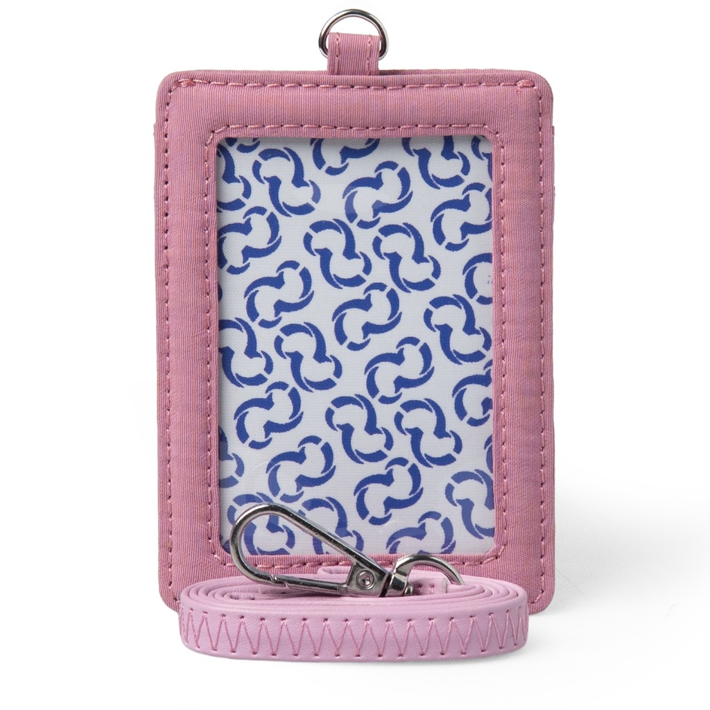 

Wallts Aiken Plum Crinkle - Lanyard Name Tag Id Card