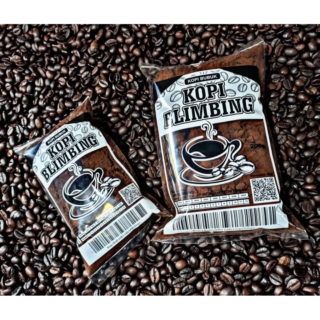 

Kopi Blimbing Kopi Bubuk Robusta Murni Premium tanpa campuran/Kopi Hitam 200 gr
