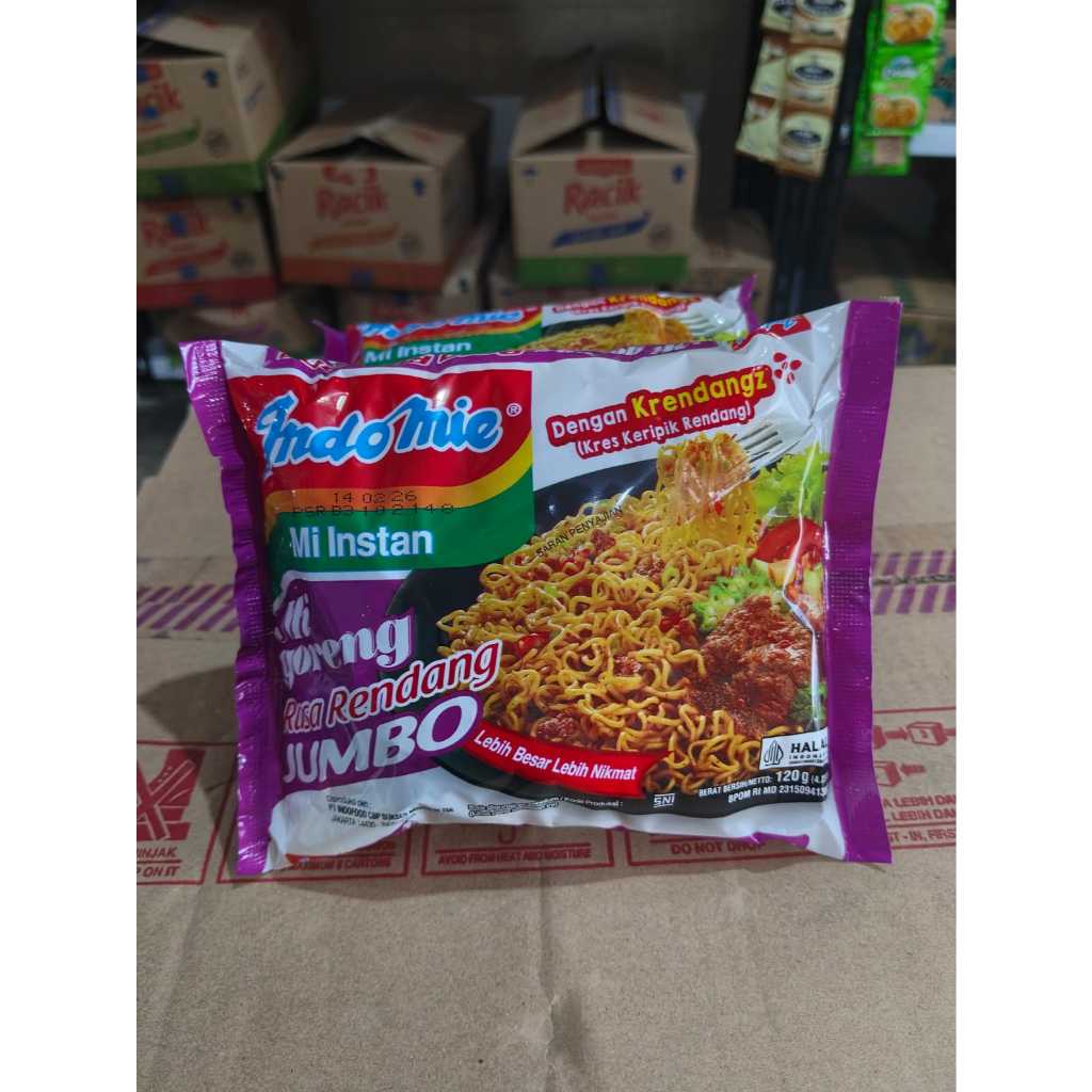 

Indomie Goreng Rendang Jumbo 120 Gram