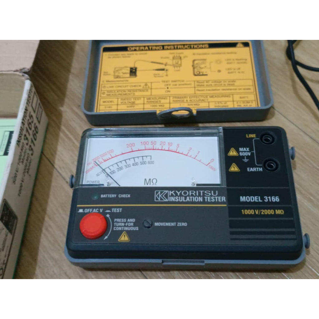 Insulator Tester - Kyoritsu Earth Tester