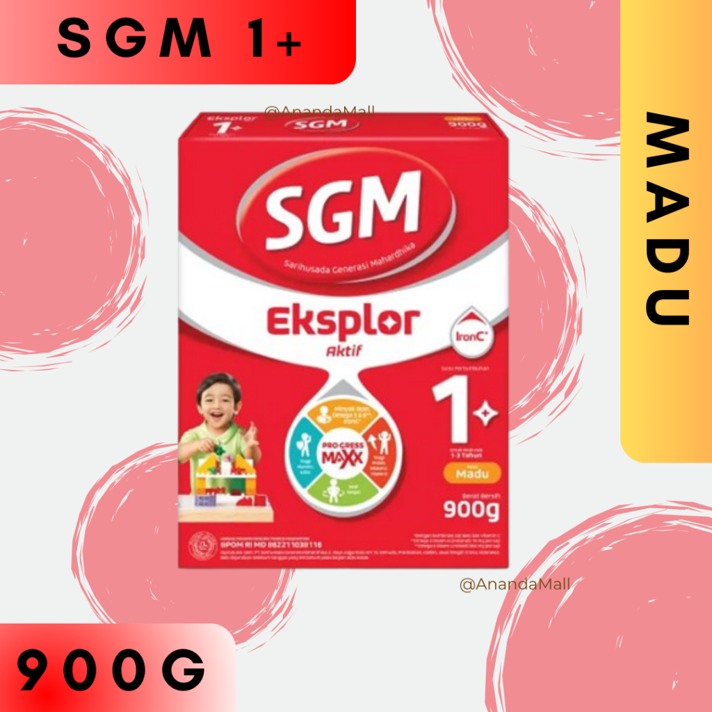 

SGM Eksplor 1+ Madu Netto 900 Gr Susu